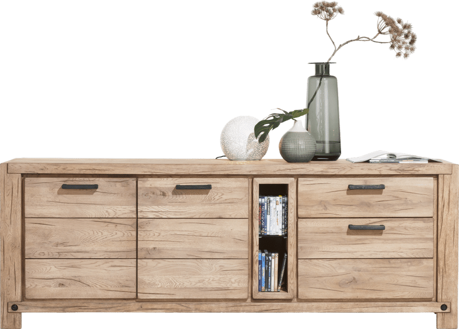 Buffet bois finition naturelle H&H chez Infiny Home