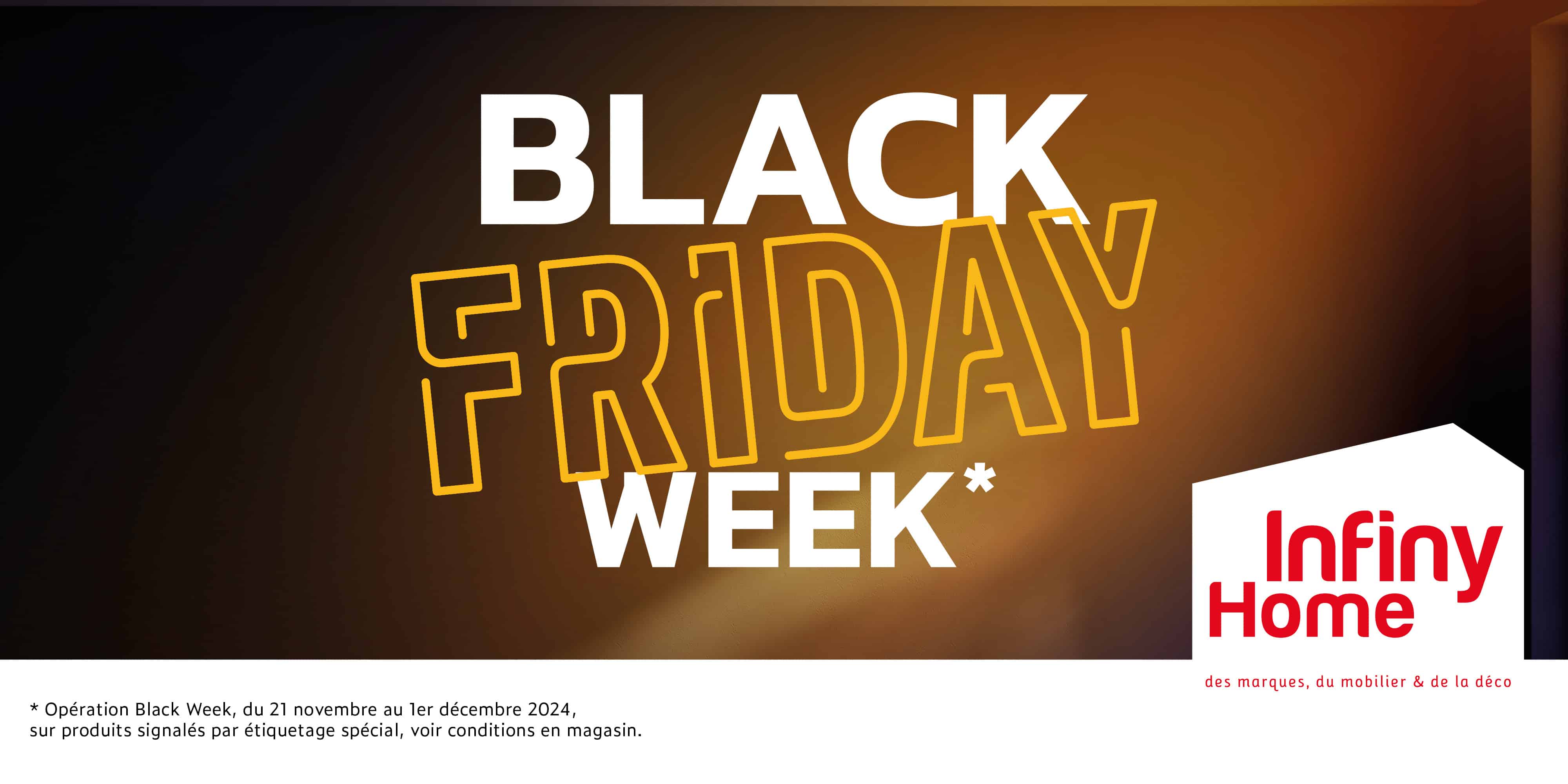 Black Friday Week sur le mobilier et la déco chez Infiny Home