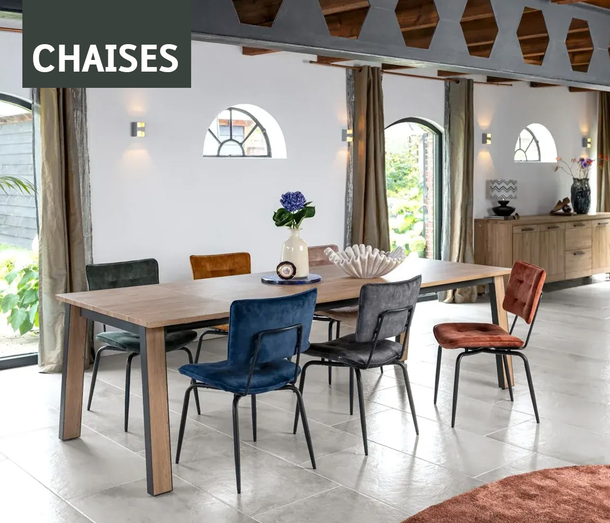 Vos chaises et tabourets adaptés à vos besoin, vos goût, votre budget avec Infiny Home. Pour une assise confortable et design, le choix du meilleur tabouret et de la meilleure chaise vous revient.