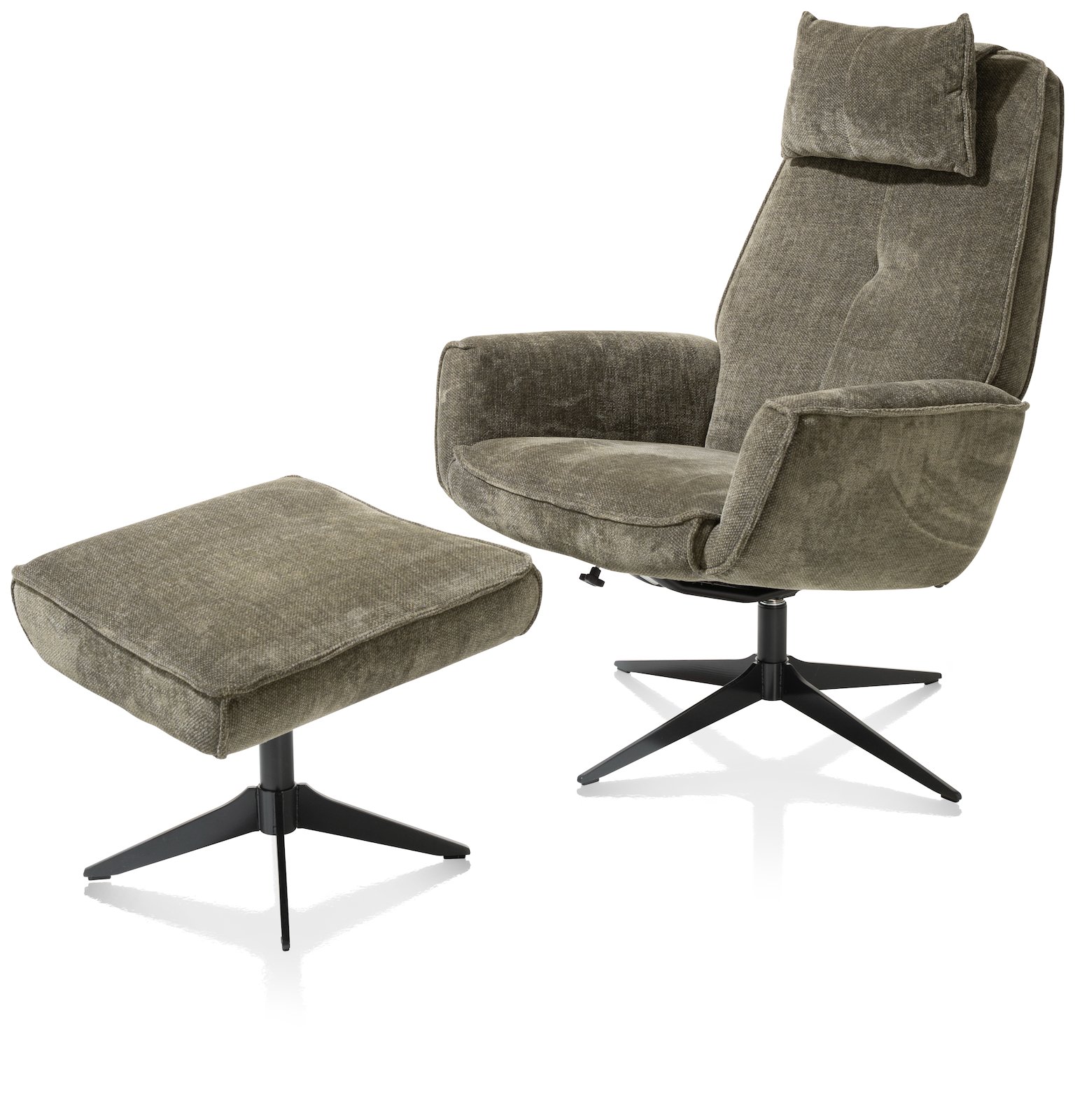 INFINY-HOME-meubles-deco-Cherbourg-en-Cotentin-HetH-collection-FAUTEUIL-HYPNOS-HEN_41230_Salerno_livigno_Groen_Metkussen_Poef_Front