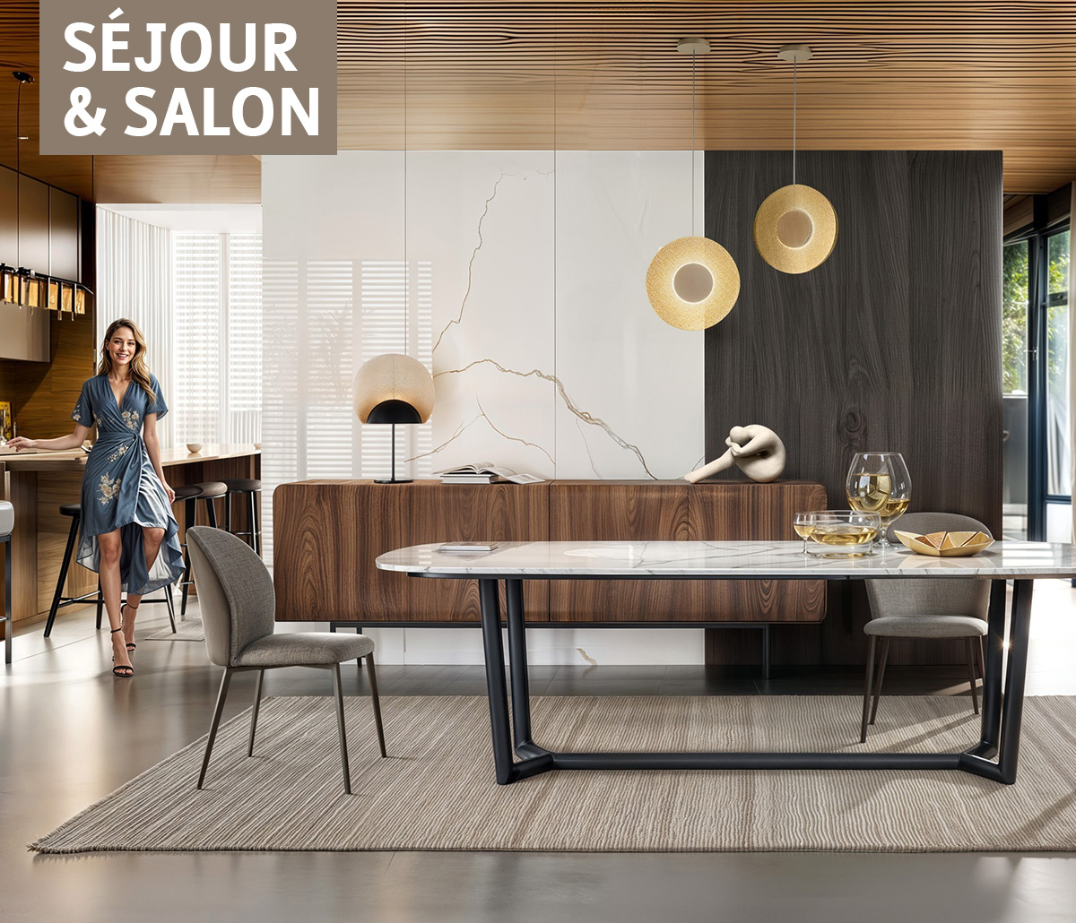 Les meubles du séjour et salon par Infiny Home: optez pour le meilleur pour vos pièces à vivre, confort, design pour des moments de partage