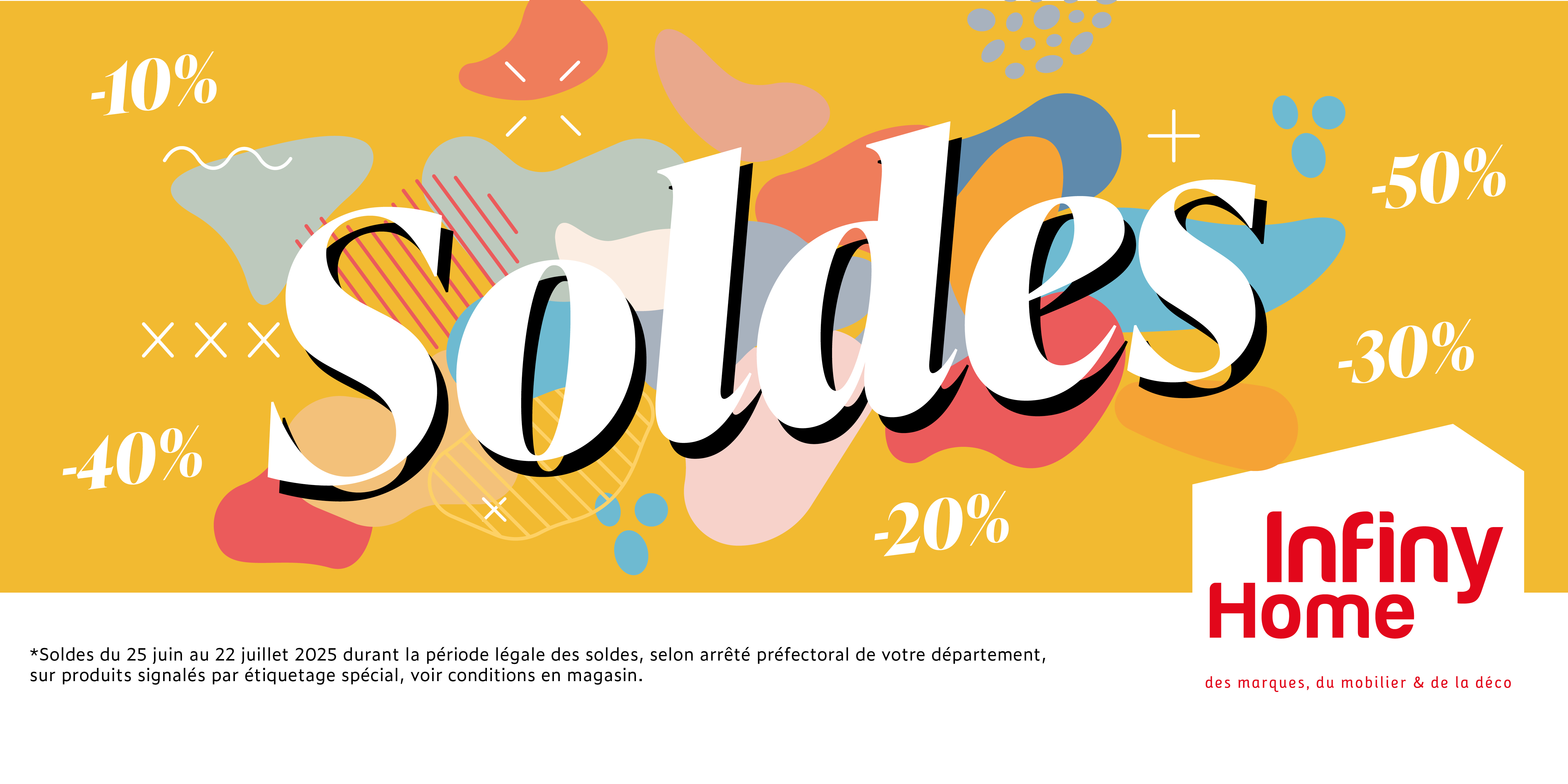 Soldes meubles et déco de l'été 2025 chez Infiny Home