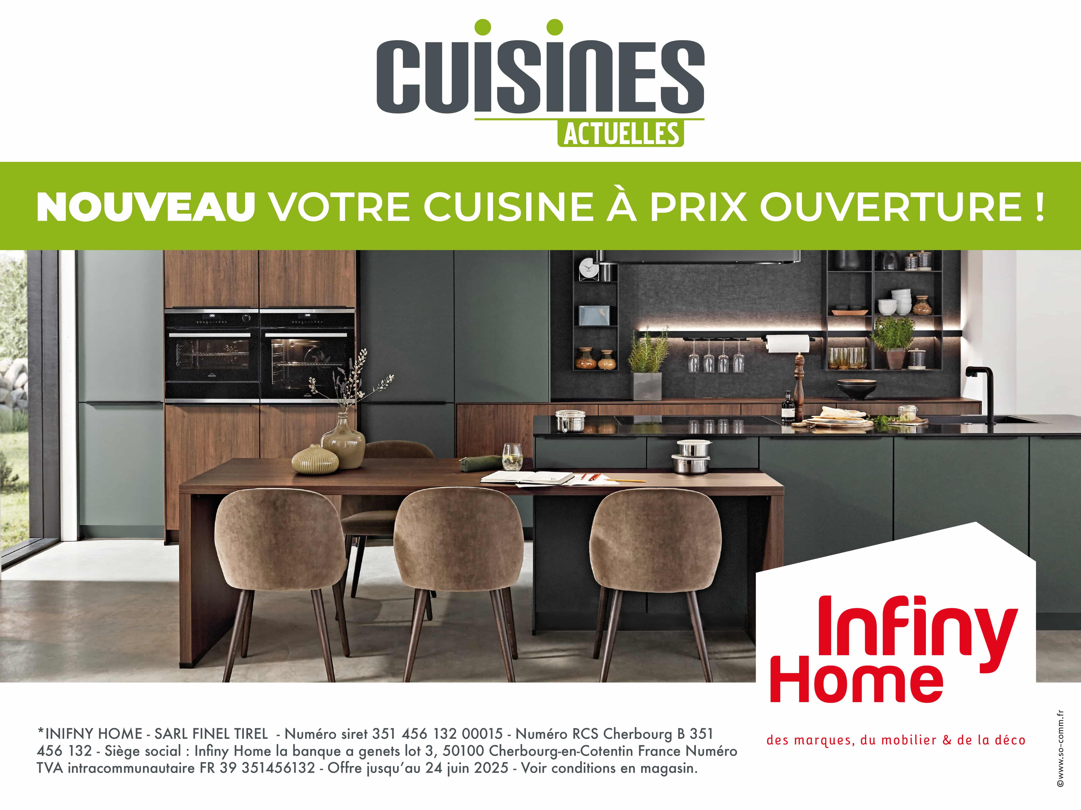 Cuisines Actuelles: nouveau chez Infiny Home