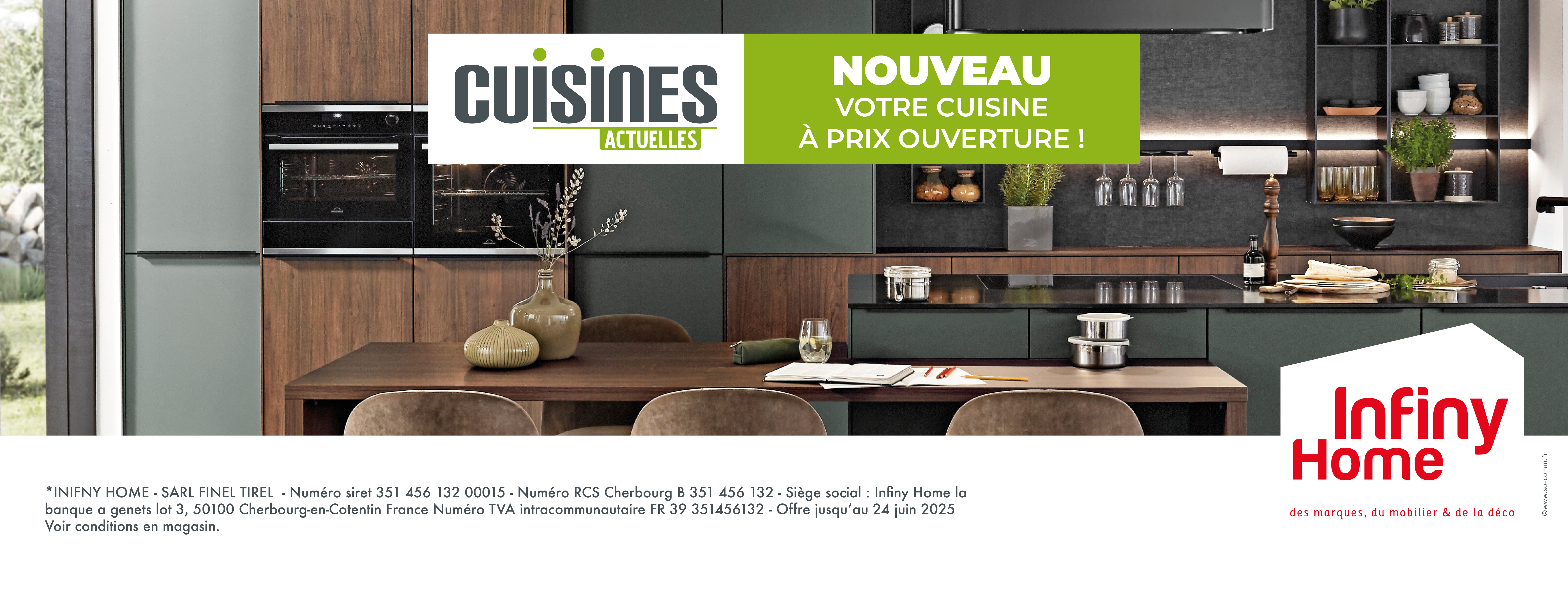 Cuisines Actuelles: nouveau chez Infiny Home