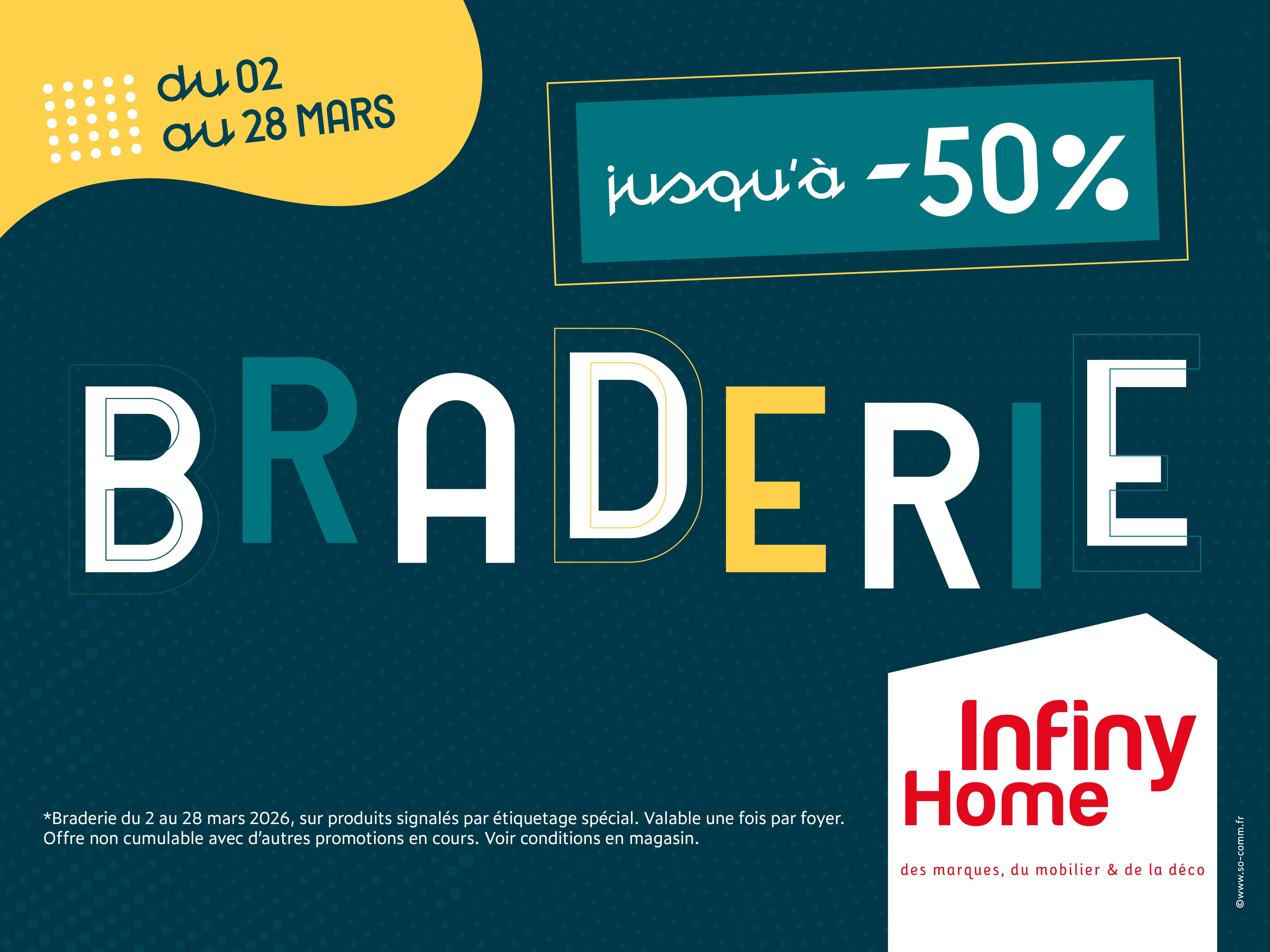 Promos du moment sur le mobilier et la déco chez Infiny Home